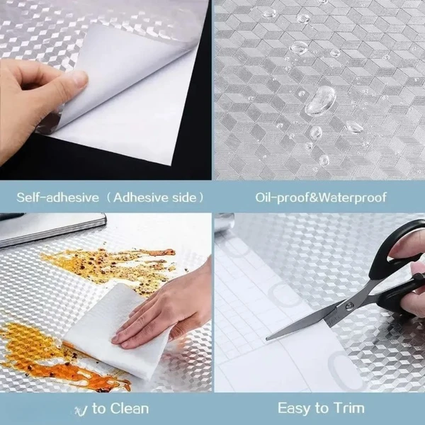 Designer Paper Waterproof Self Adhesive Wall Stickers