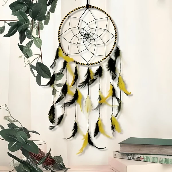 Dream Catcher Wall Hanging  Home Decor Car Hanging Decorative Height 49CM,Multicolor (Pack of 1)