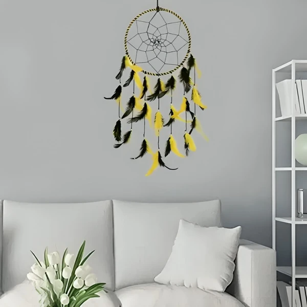 Dream Catcher Wall Hanging  Home Decor Car Hanging Decorative Height 49CM,Multicolor (Pack of 1)