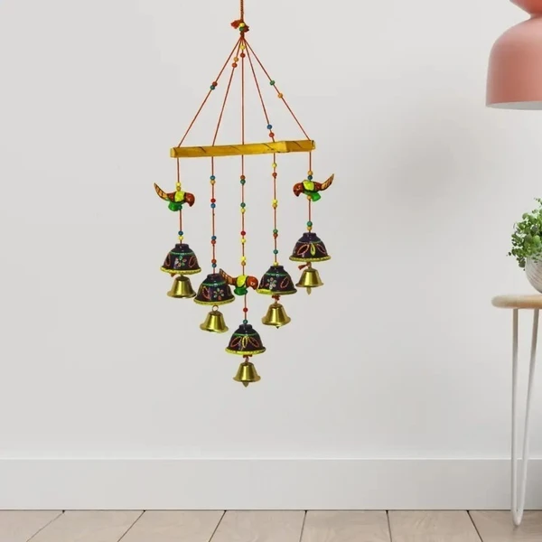 Beautiful Handmade Traditional Art Hanging Jhumar Showpiece Wind Chimes