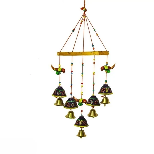 Beautiful Handmade Traditional Art Hanging Jhumar Showpiece Wind Chimes