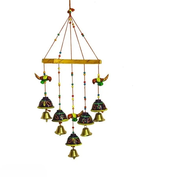 Beautiful Handmade Traditional Art Hanging Jhumar Showpiece Wind Chimes