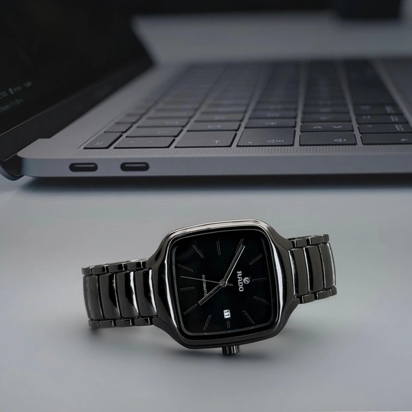 Rado True Square Undigital Black Quartz Men's Watch