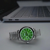 Rolex Sky-Dweller Silver with Green Dial - Men's Watch