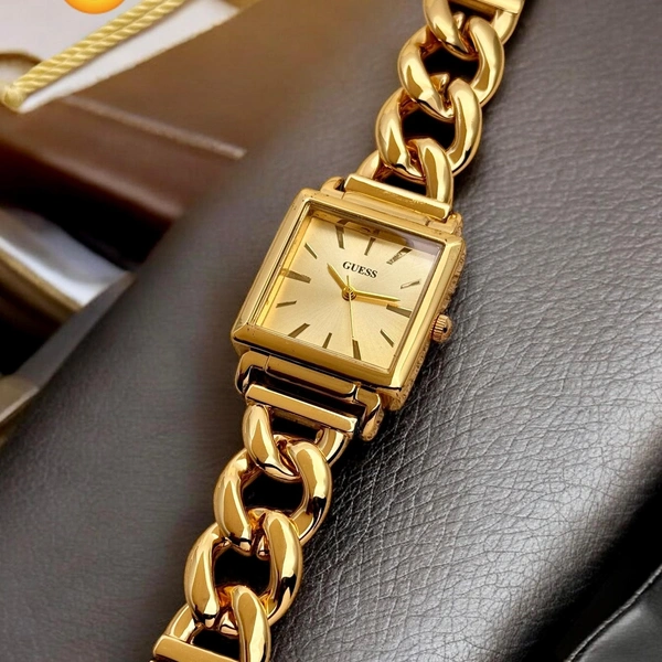 High-End Multicolor Chain Watch – Sleek Design, Quartz Accuracy