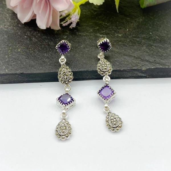 Timeless 92.5 Silver Earrings with Hallmark Assurance