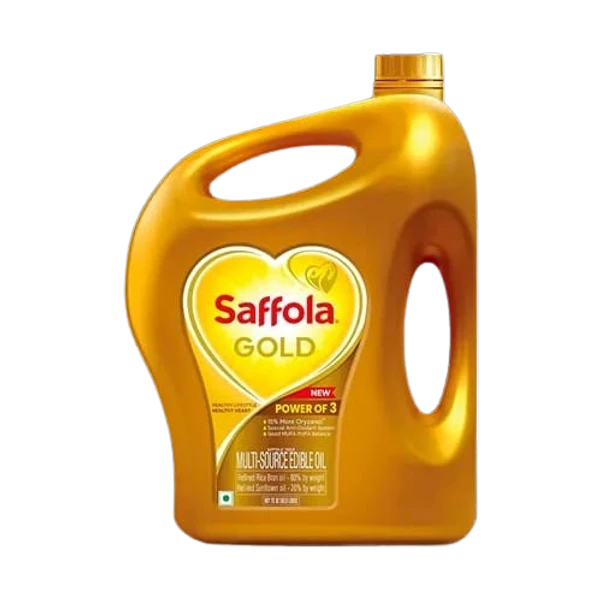 Saffola Gold Edible Oil - 5 Ltr - 5 ltr