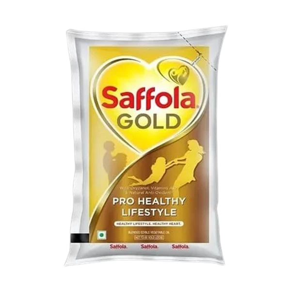 Saffola Gold Edible Oil - 1 Ltr - 1 ltr (Gold Edible)