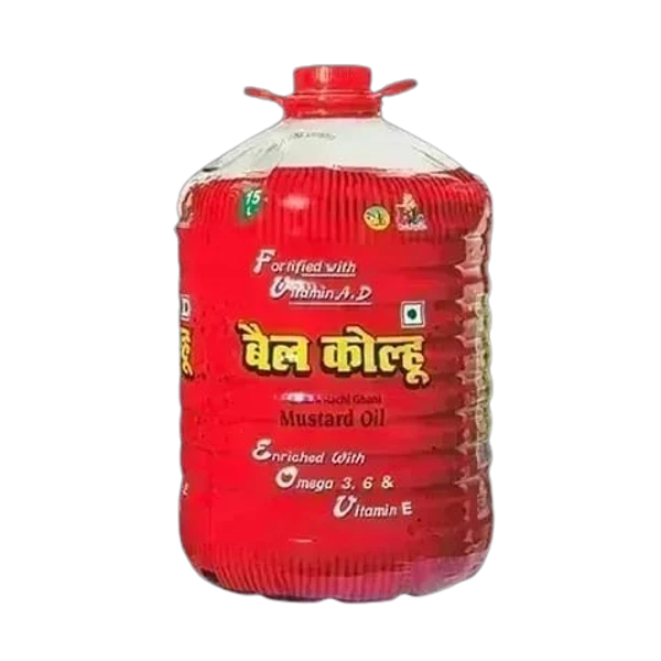 Bail Kolhu Kachi Ghani Oil - 5 ltr (Jar)