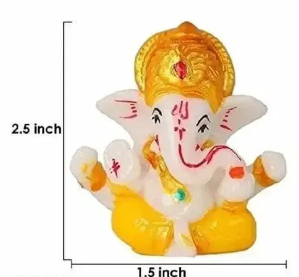 White & Gold Ganesha Ji