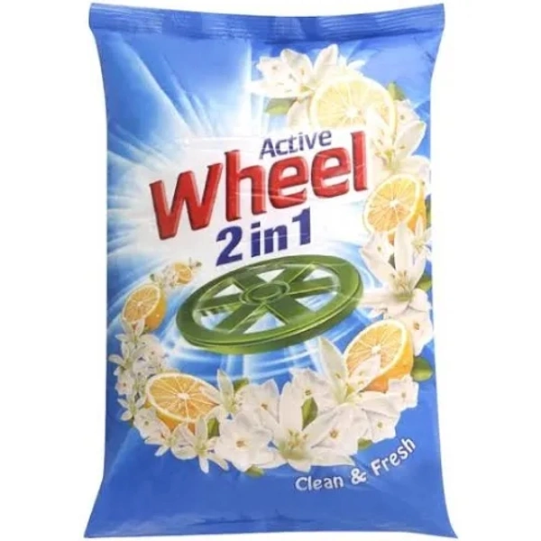 Active Wheel Blue Lemon & Jasmine Detergent Powder 1 kg