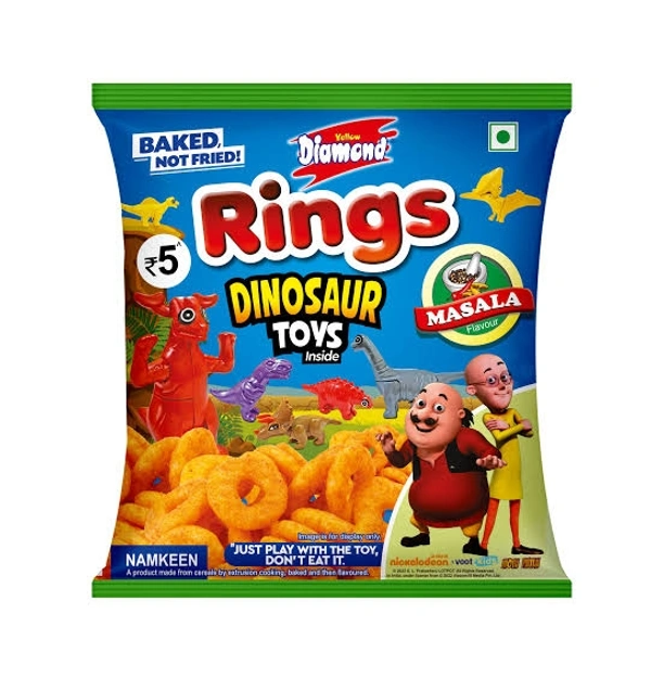 Yellow diamond Rings -Kurkure  Masala, 15g