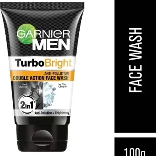 Garnier Men Power White Anti-Pollution Double ActionFace Wash (100 g)