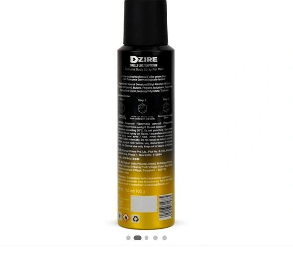 Adrenex Dzire Perfume Body Spray - For Men (150 ml)