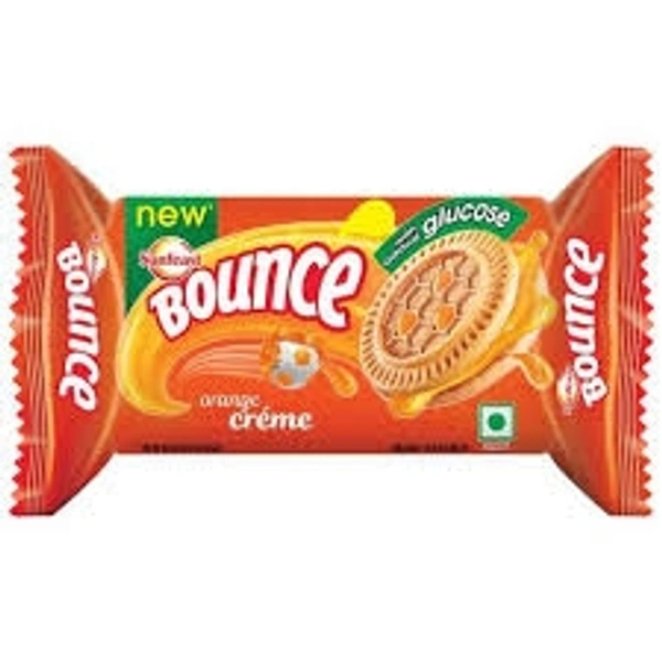 Sunfeast Bounce Biscuits - Orange Creme Cookies 41 Gm ...