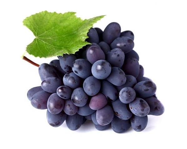 Black Grapes- Seedless Chaman, 500 Gram