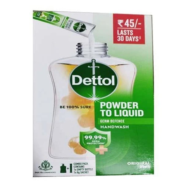 Dettol powder to liquide