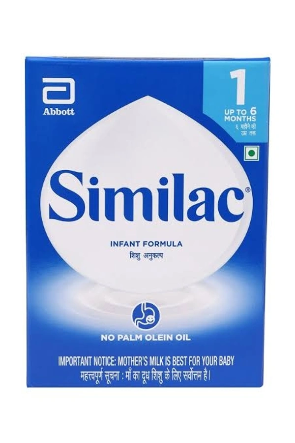 Similac Infant Formula Stage 1 Powder (Up to 6 Months), 400 gm Refill Pack