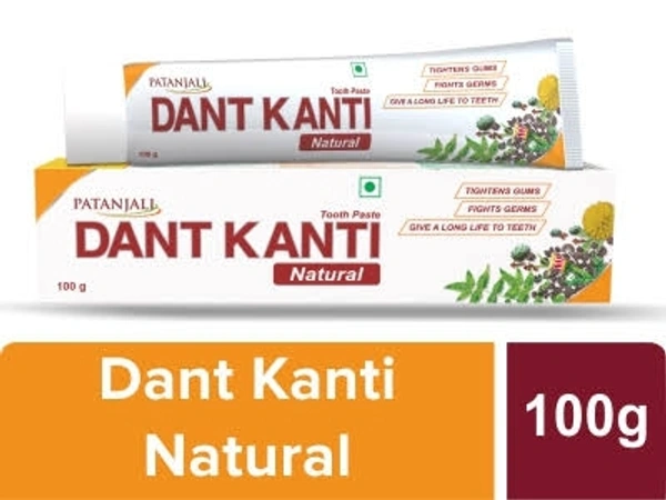 Patanjali Dant Kanti Toothpaste Cream 100 g - Herbal toothpaste ...