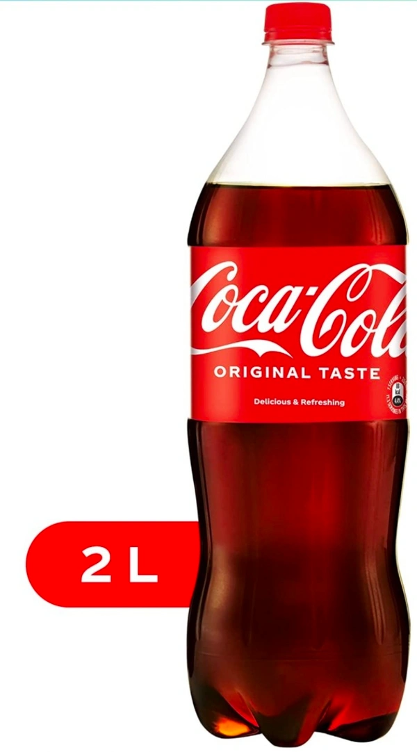 Coca-Cola Original Taste Soft Drink PET Bottle, 2 L