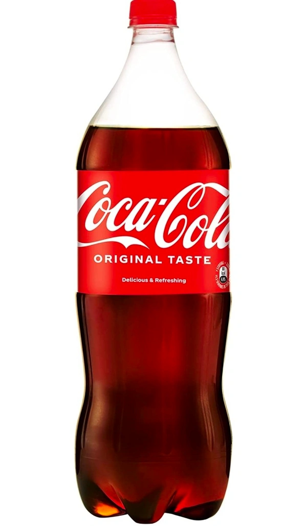 Coca-Cola Original Taste Soft Drink PET Bottle, 2 L