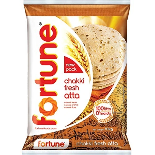 Fortune Chakki Fresh Atta, 10 kg 