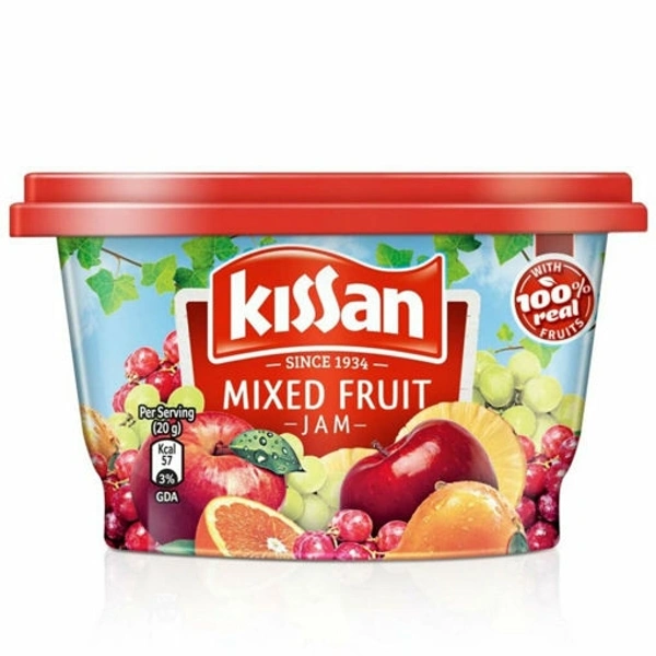 Kissan Jam Mix Fruit Tub 90 g