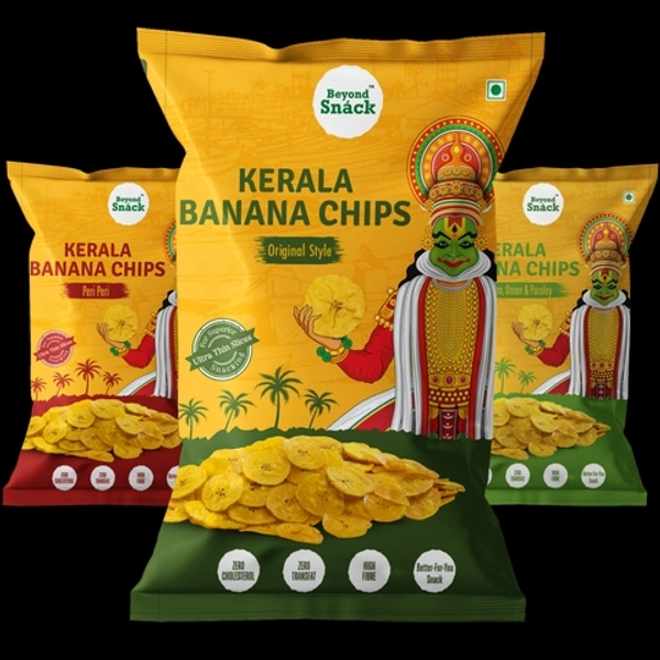 Beyond Snack Kerala Banana Peri Peri Chips, 91 g