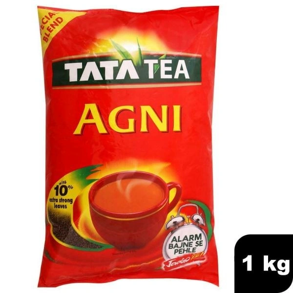 Tata Agni Strong Leaf Black Tea Pouch, 1 kg