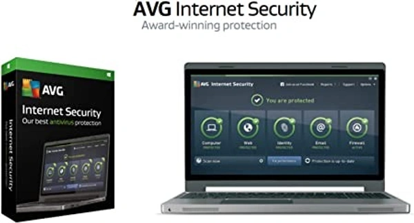 AVG Internet Security (10 PC | 3 Years) (Email Or WhatsApp Delivery In 24 Hours- No CD)