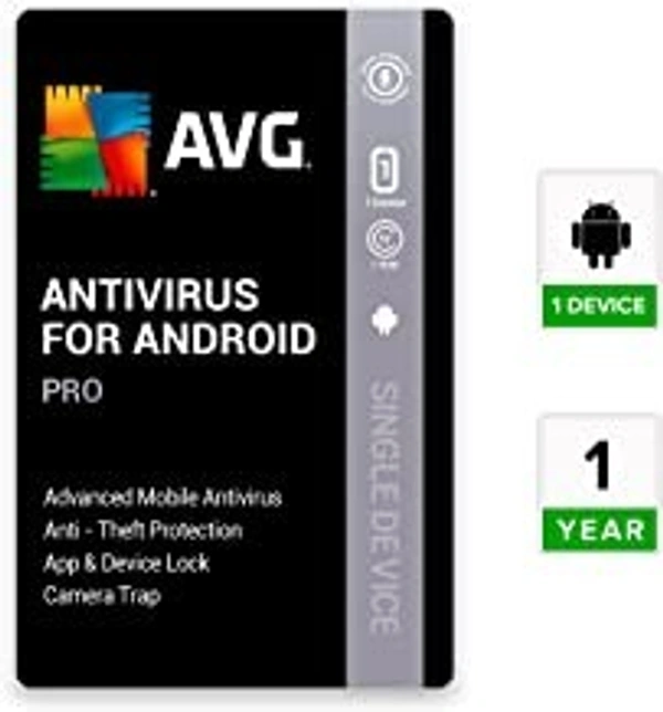 AVG Antivirus for Android - Pro (1 Device | 1 Year) (Email or Whatsapp Delivery in 24 hours- No CD)