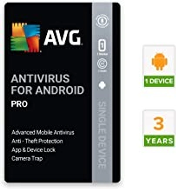 AVG Antivirus for Android - Pro (1 Device | 3 Year) (Email or Whatsapp Delivery in 24 hours- No CD)