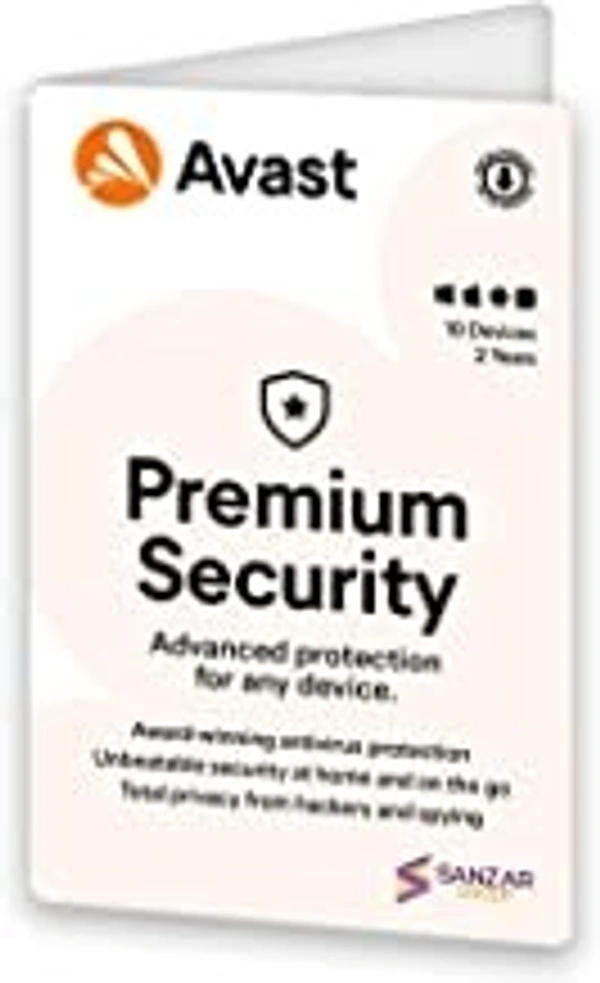  Avast Premium Security (Total Security Antivirus) (10 PC | 2 Year) (Email or Whatsapp Delivery in 24 hours- No CD)