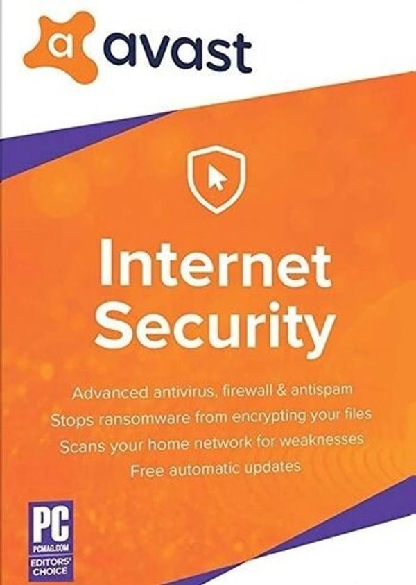 Avast Internet Security (3 User | 1 Year) (Email or Whatsapp Delivery in 24 hours- No CD)