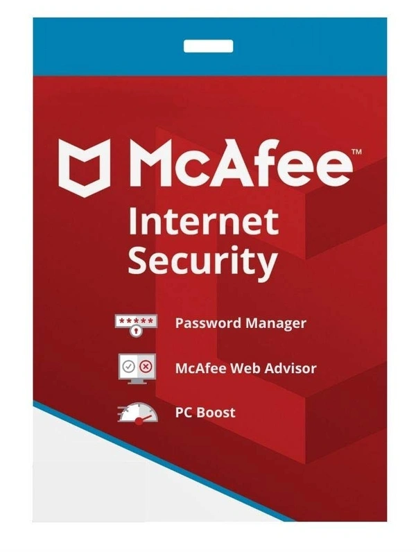 McAfee Internet Security (Windows / Mac / Android / IOS) - 10 User, 1 Year (Email Or Whatsapp Delivery In 24 Hours- No CD)