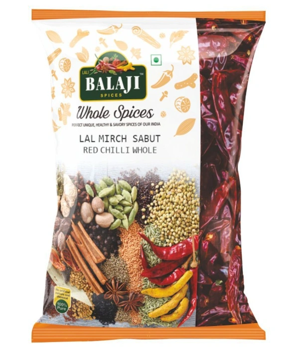 Balaji Khadi Mirch (खड़ी लाल मिर्च) - 100g