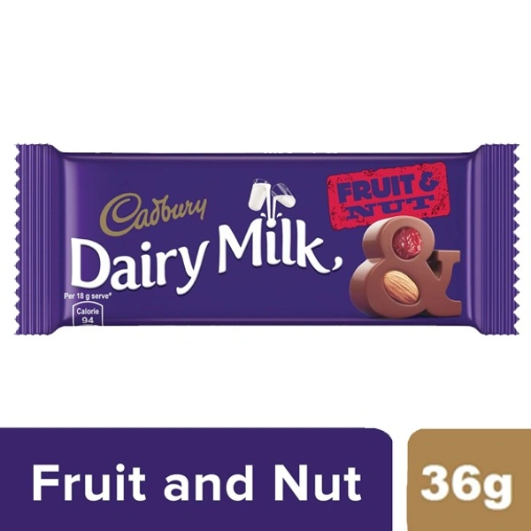 Cadbury Dairy Milk Fruit & Nut - 36g