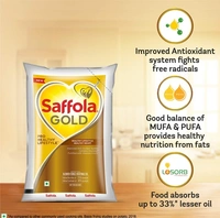 Saffola Gold Refined Cooking Oil - 1l