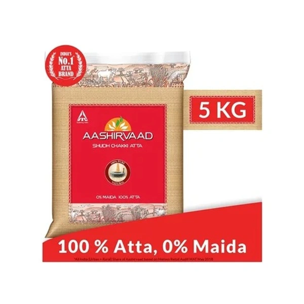 Aashirvaad Shuddha Chakki Atta - 5kg