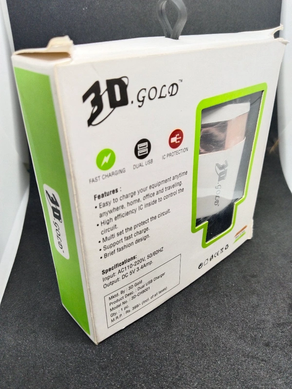 DUAL CHARGER DOCK WITH CABLE 3DCHARGER