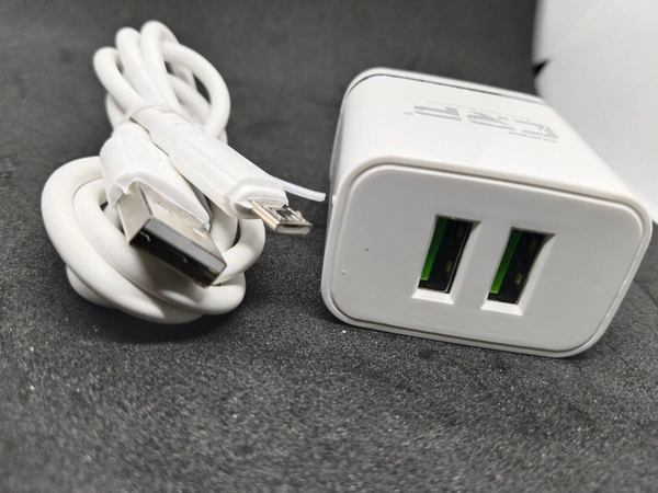CRP 3.4A DUAL PORT CHARGER DONGLE WITH CABLE 