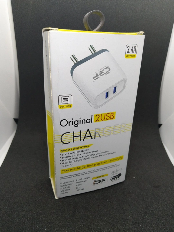 CRP 3.4A CHARGER DONGLE WITH CABLE  Type C 