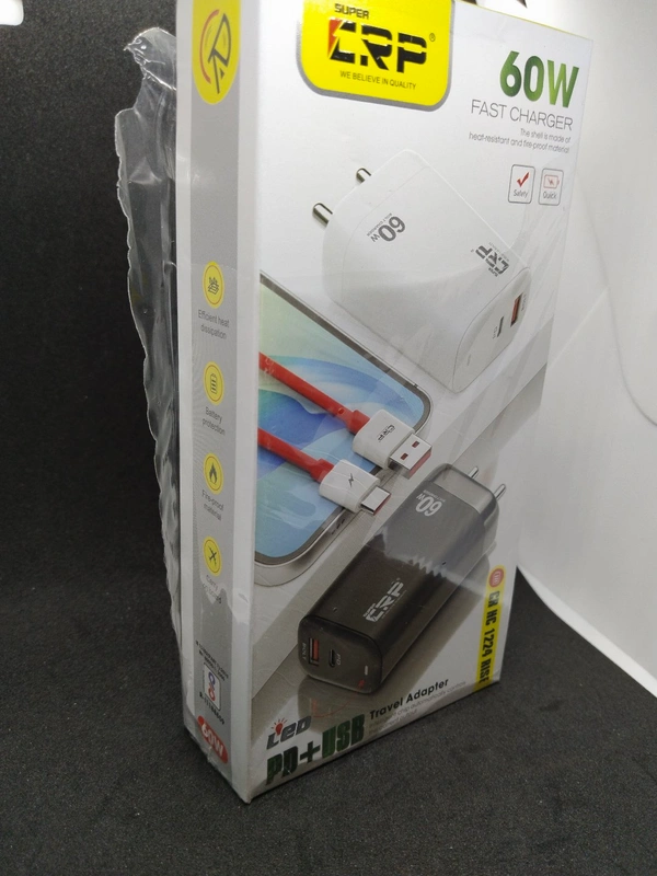 CRP 6W FAST CHARGER DONGLE WITH CABLE 