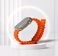 Ultra Seris T800 Smart Watch Men & Female Smartwatch Bluetooth Call Wireless Charge Fitness Bracelet Watch Large 49 MM Screen Smart Watch DW88 (smart watch) - Orange, 49mm