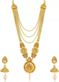 Alloy Gold-plated Jewel Set  (Gold)