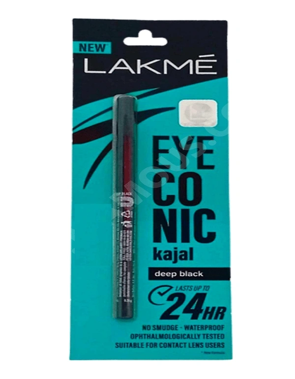 Lakme Eyeconic Kajal Deep Black 24HR