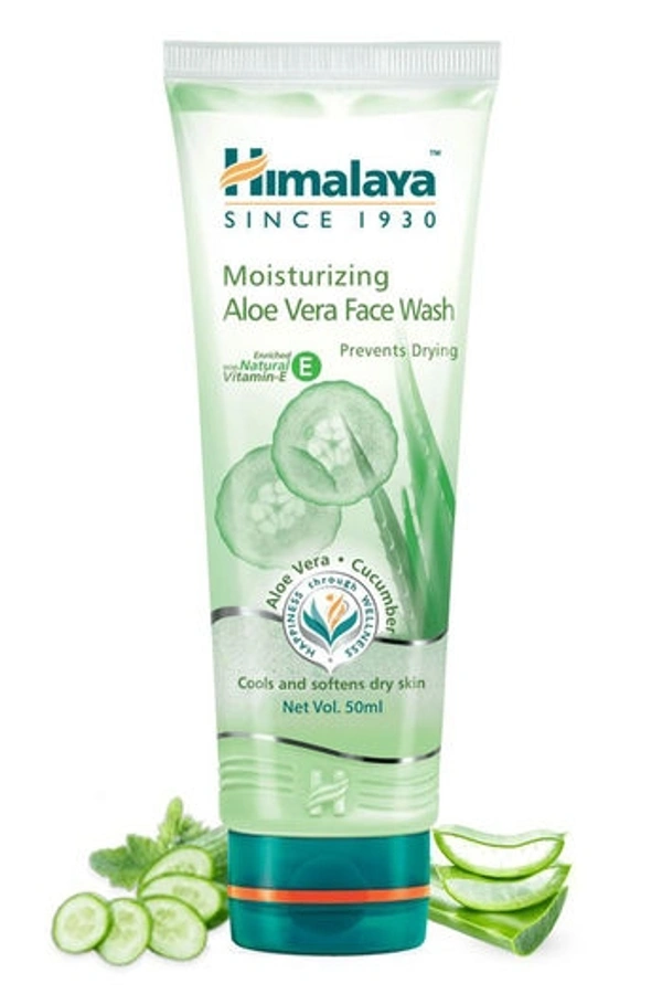 Himalaya Moisturizing Aloe Vera Face Wash 50 ml
