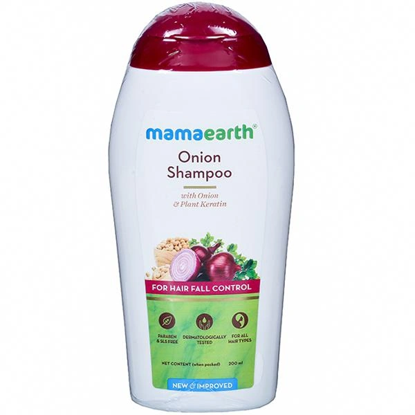 Onion Shampoo with Onion and Plant Keratin for Hair Fall Control - 200ml