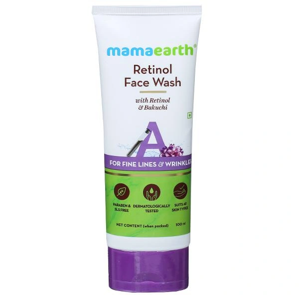 ARTPRO MAMAEARTH'S RETINOL FACE WASH FOR FINE LINES & WRINKLES 100ML