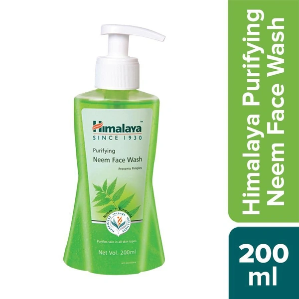 Himalaya Purifying Neem Face Wash, 200 ml